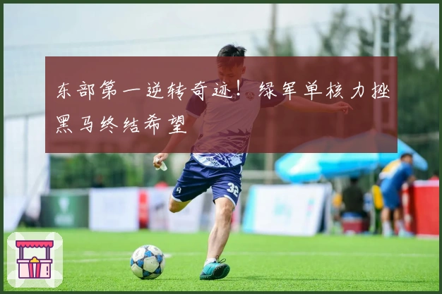东部第一逆转奇迹！绿军单核力挫黑马终结希望