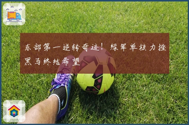 东部第一逆转奇迹！绿军单核力挫黑马终结希望